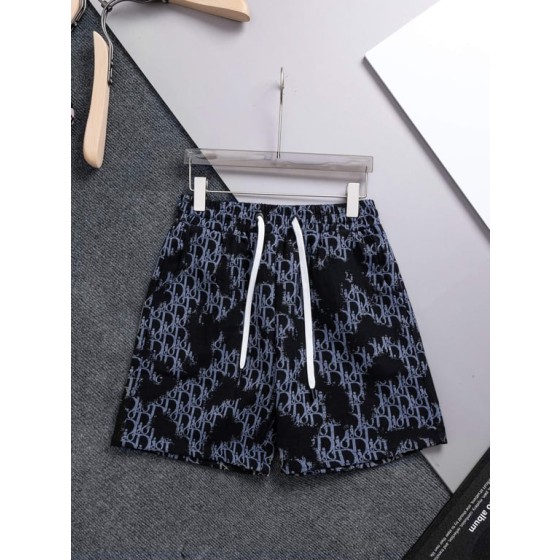 Dior Black Oblique Print Swim Shorts